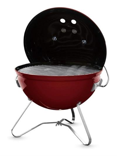 Weber Smokey Joe Premium 37 cm – Crimson Kırmızı Tuck-N-Carry™ Kapak Kilidi | Portatif Kettle