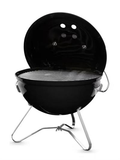 Weber Smokey Joe Premium 37 cm – Parlak Siyah Emaye Tuck-N-Carry™ Kapak Kilidi | 37 cm Portatif Kettle