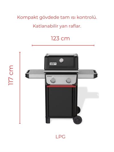 Weber Spirit E-210 Gazlı Barbekü Mangal