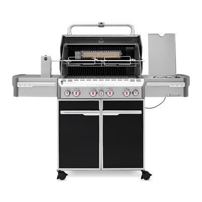 Weber Summit® E-470 Paslanmaz Çelik Gazlı Barbekü – 4 Brülör + Sear / Tütsü / Rotisserie