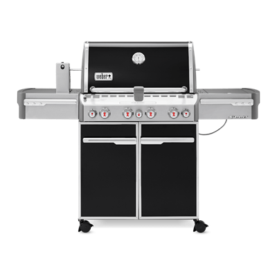 Weber Summit® E-470 Paslanmaz Çelik Gazlı Barbekü – 4 Brülör + Sear / Tütsü / Rotisserie