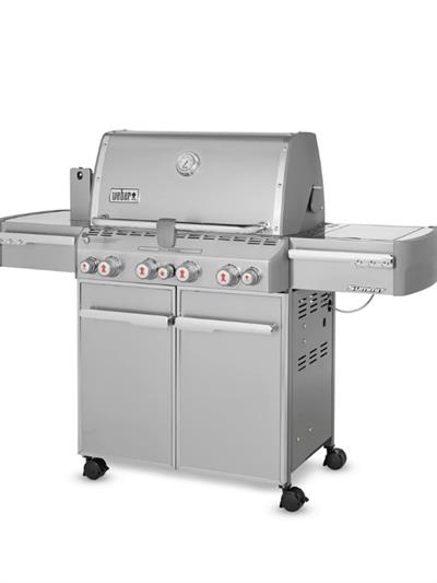 Weber Summit® S-470 Paslanmaz Çelik Gazlı Barbekü – 4 Brülör + Sear / Tütsü / Rotisserie