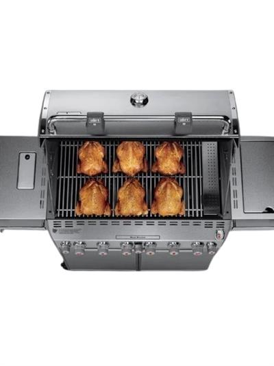Weber Summit® S-670 Paslanmaz Çelik Gazlı Barbekü – 6 Brülör + Sear / Tütsü / Rotisserie