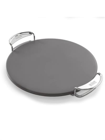 Weber WEBER CRAFTED Gourmet BBQ System Glazed Pizza Stone 8861 Glazed Cordierite Pişirme Taşı | Brick-Oven Kalitesi | GBS™ Uyumlu