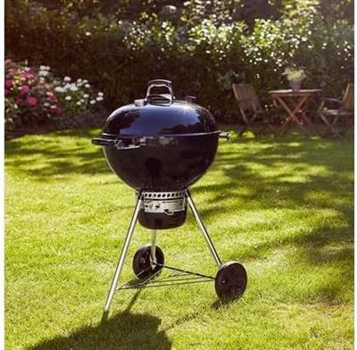 Weber Master-Touch GBS C-5750 – Slate Mavi Emaye Paslanmaz GBS Izgara | Charcoal Ring & Difüzör | One-Touch™ Temizlik