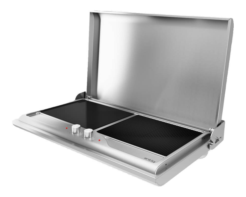 Antiq Savor Çiftli Elektrikli Cam Barbekü