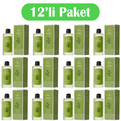 1881 Kolonya 250ml Cam Camellia & Green Tea 12'li Paket