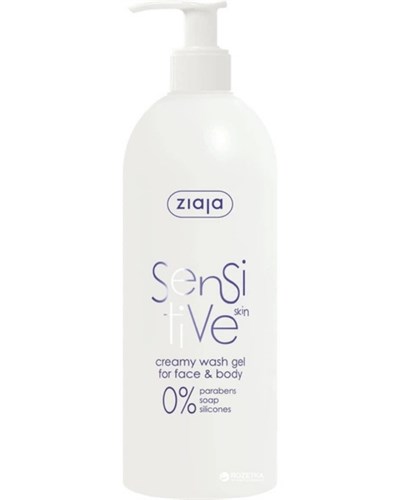 Zıaja Sensitive Yüz Ve Vücut Için Kremsi Yıkama Jeli 400 ml