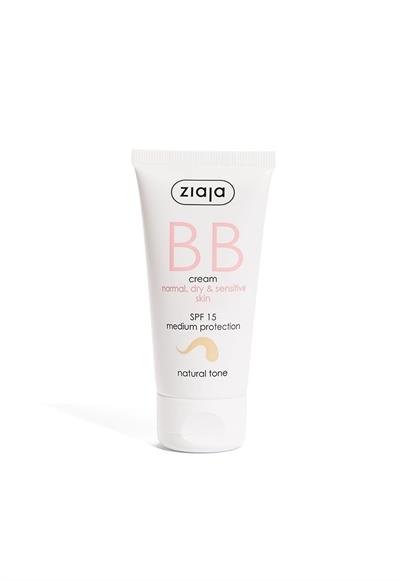 Zıaja BB Krem Normal, Kuru ve Hassas Ciltler İçin Doğal Ton SPF 15 50 ml