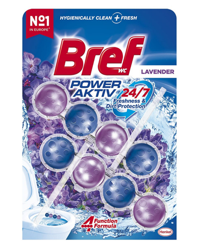 Bref Power Aktiv Wc Blok Lavanta 2 x 50 G