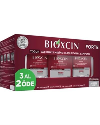 Bioxcin Forte 300 ml 3 Al 2 Öde Şampuan - Yoğun Dökülme Şampuanı