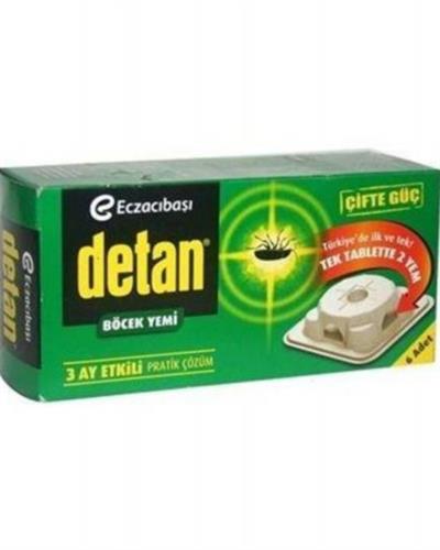 Detan Süper Böcek Yemi Çifte Güç 6 Tablet
