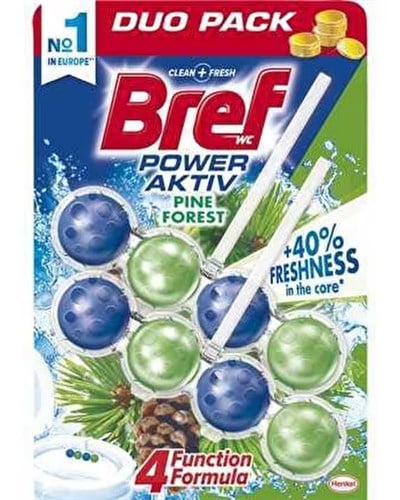 Bref Power Aktif Çam Klozet Temizleyici Blok 2 x 50 Gr