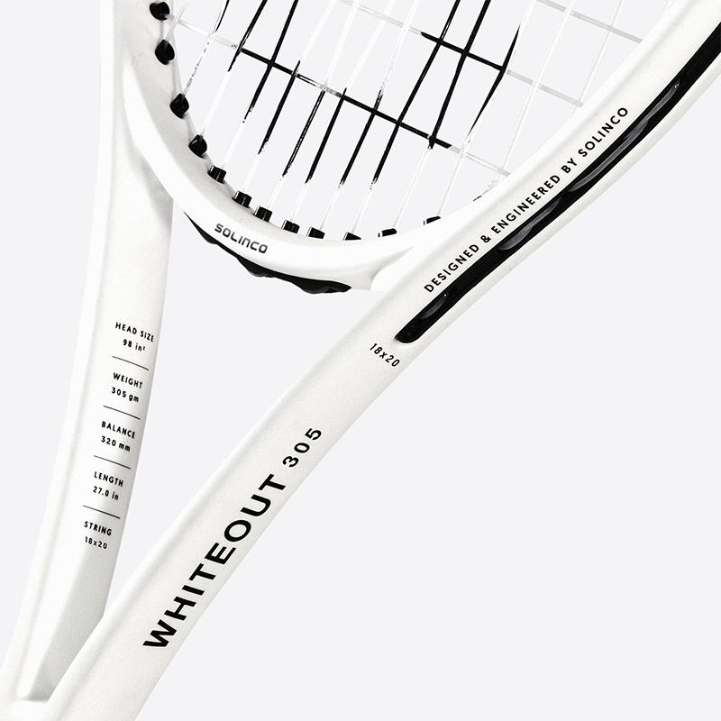 Solinco Whiteout V1 Tenis Raketi - 305gr - 18x20