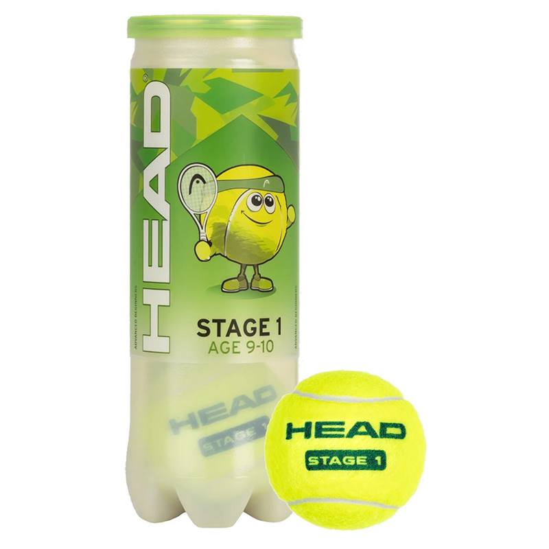 Head Stage 1 Green 3lü Eğitim - Tenis Topu 