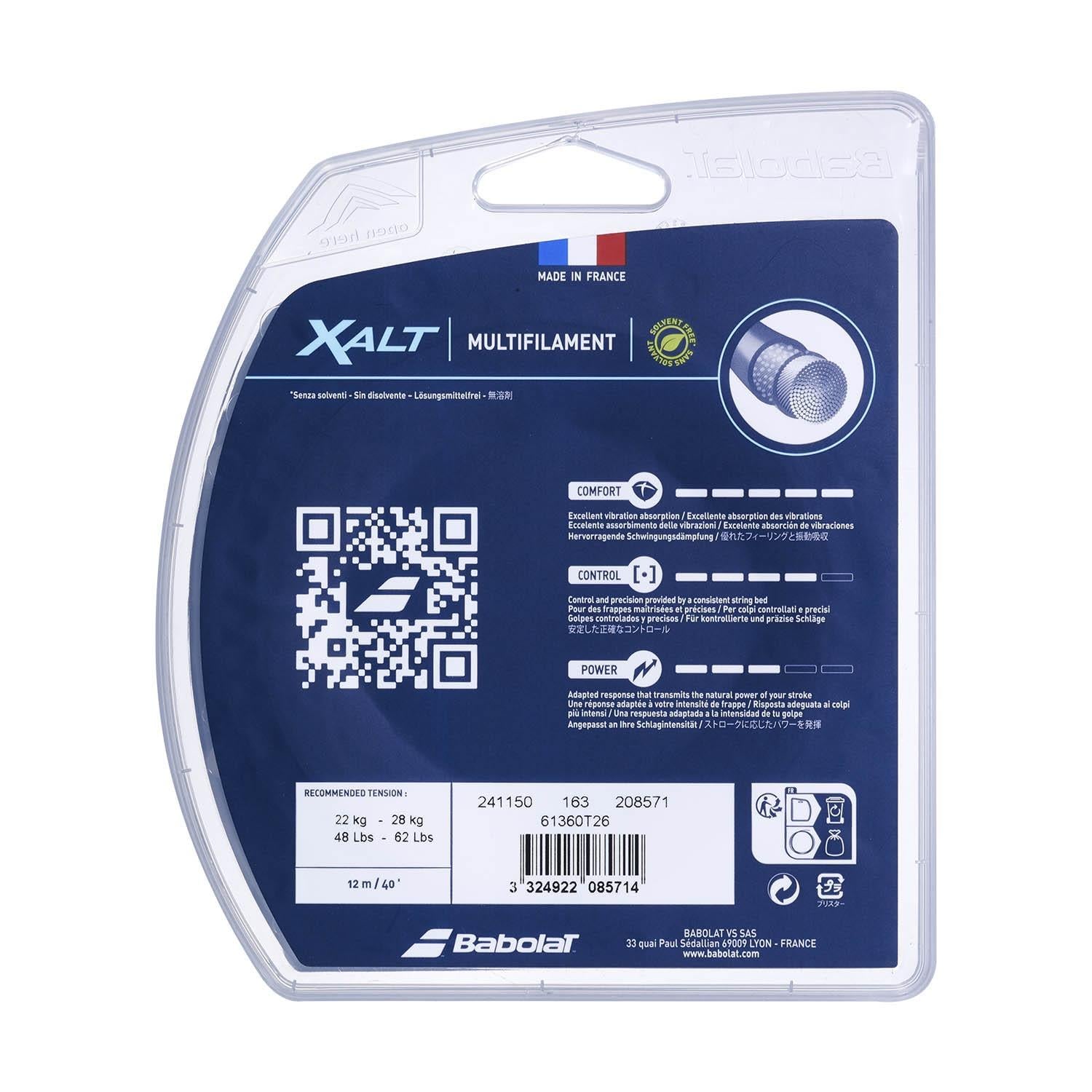 Babolat Xalt 1.25 Beyaz Tekli Kordaj12m 