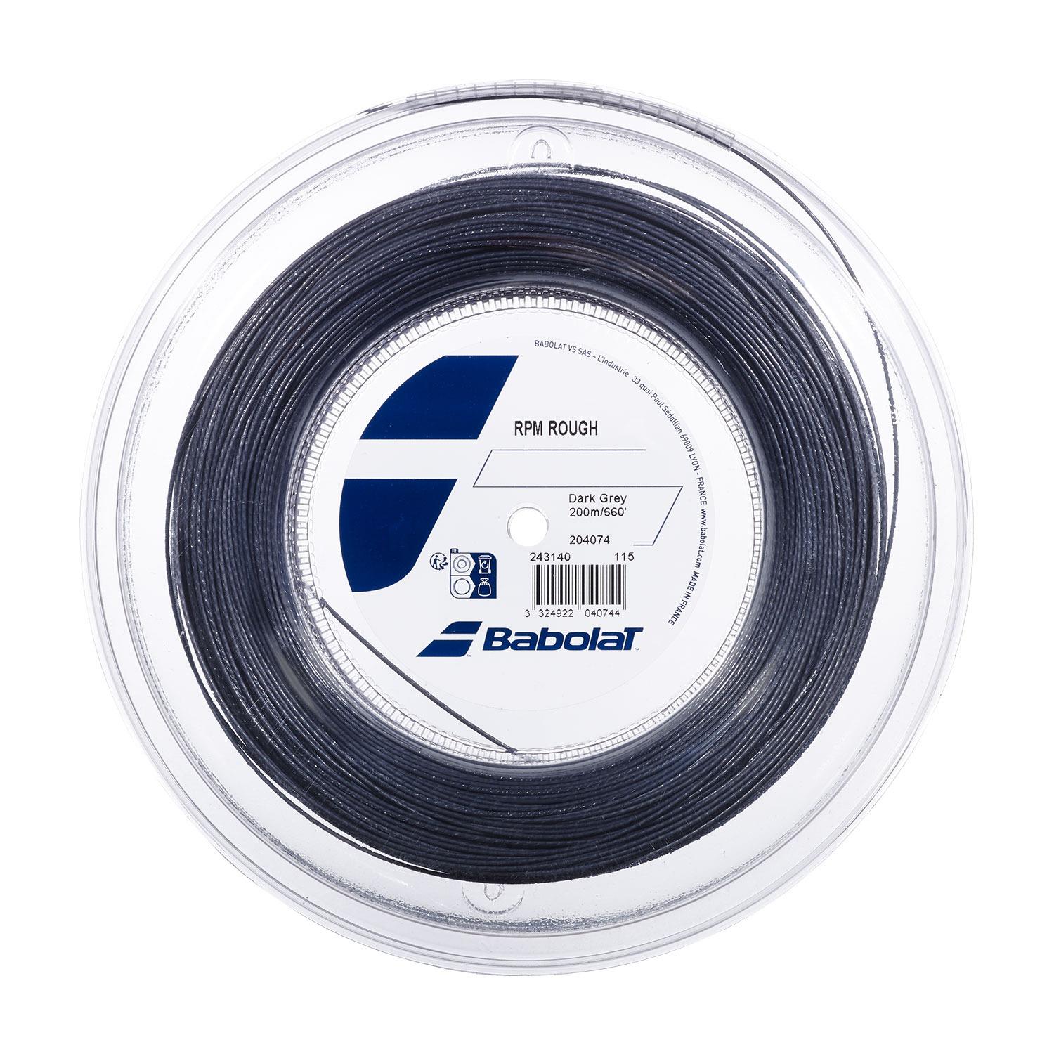 BabolatBabolat Rpm Rough 1.25 200M Siyah Rulo Kordaj