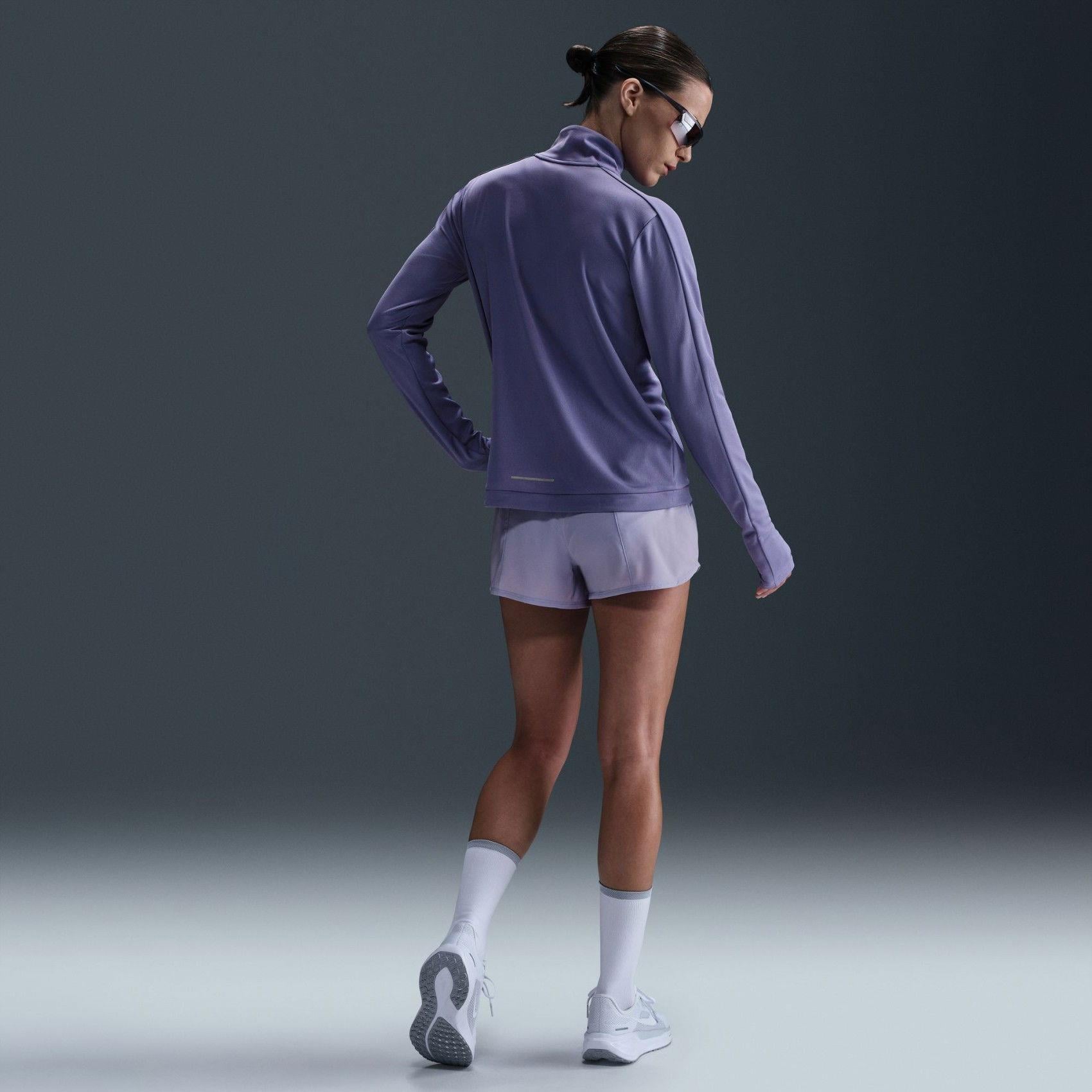 Nike Dri-FIT Pacer HZ Çeyrek Fermuarlı Kadın Uzun Kollu Üst