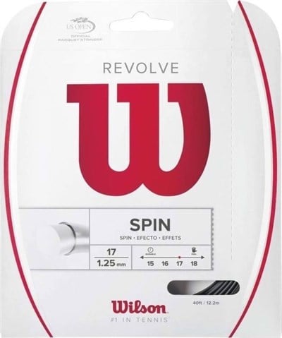 Wilson Revolve Spin 1.25 Siyah Kordaj