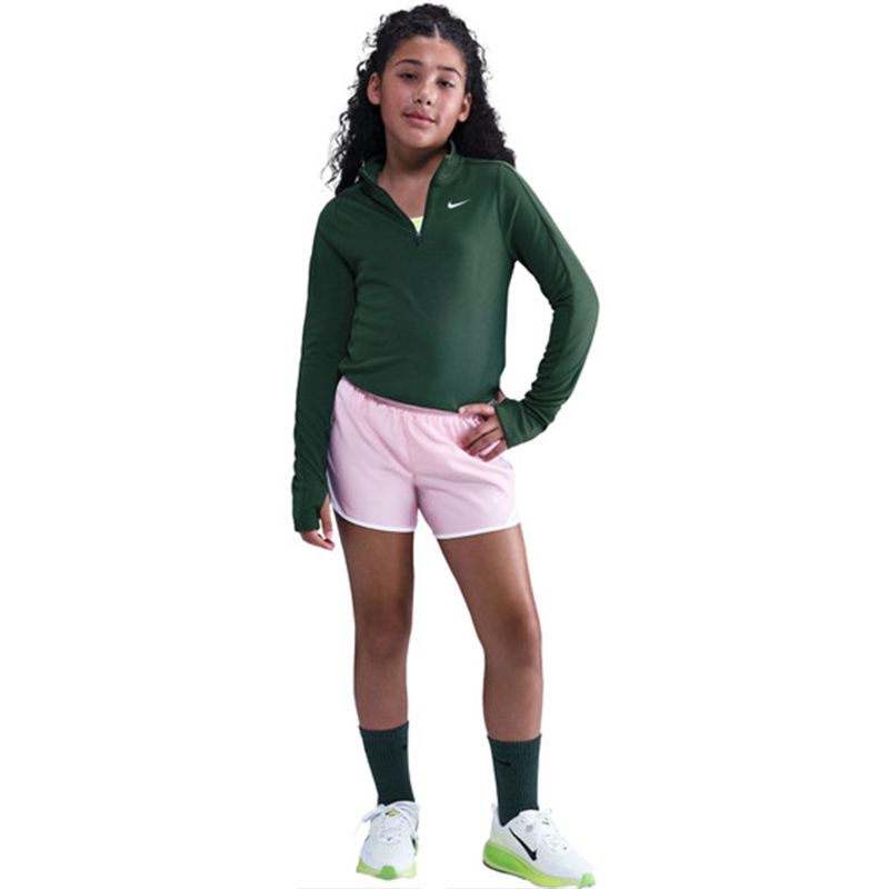 Nike Dri-FIT Uzun Kollu Yarım Fermuarlı Kız Çocuk Antrenman Üstü
