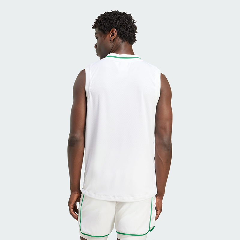 adidas Tennis Pro Climacool Erkek Kolsuz Tişört - Beyaz