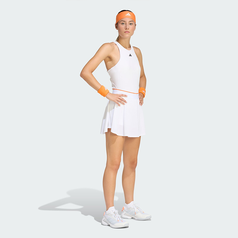 adidas Tennis Climacool Pro Kadın Tenis Eteği - Beyaz