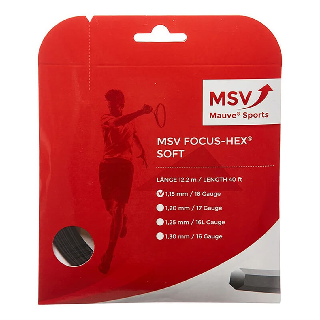 MSVMSV Focus Hex Soft 125 12M Tekli Kordaj (Kırmızı)