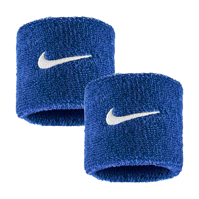 NikeNike Swoosh Classic 2'li Havlu Bileklik - Royal Mavi
