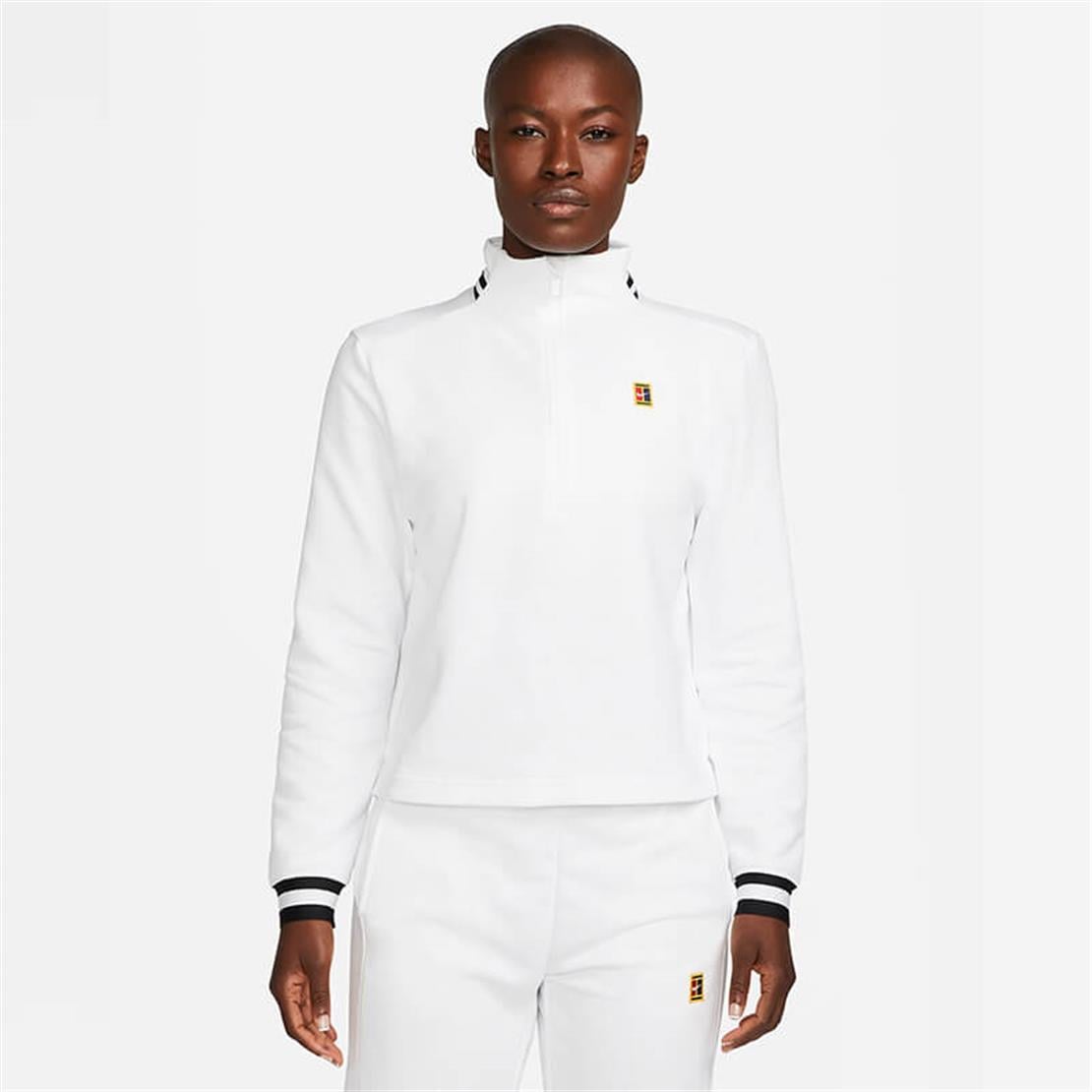 NikeCourt Dri-FIT Heritage Fransız Havlu Kumaşı Kadın Tenis Üstü