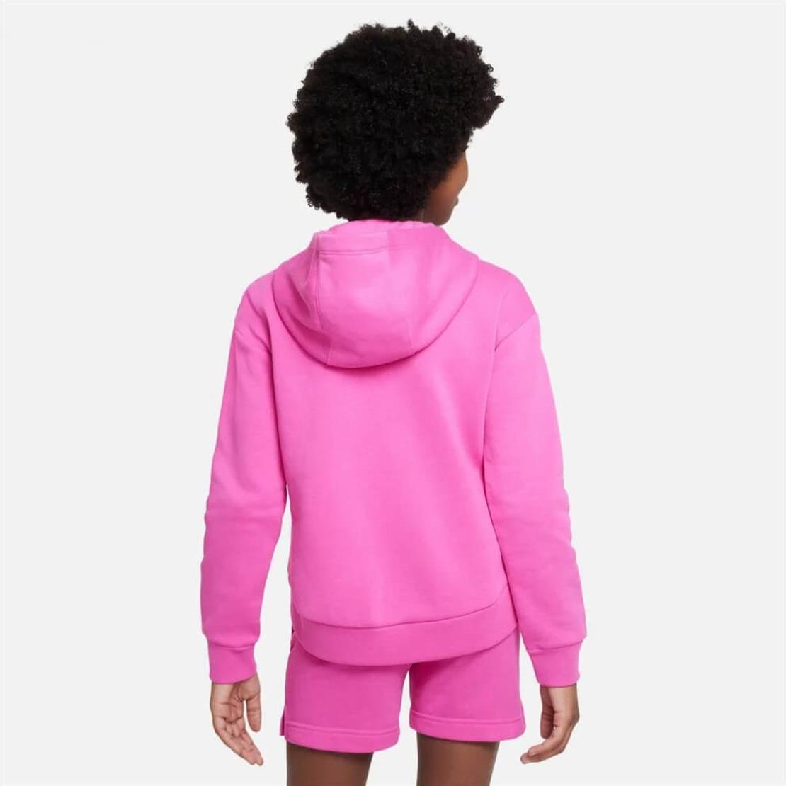  Nike Sportswear Club Fleece Kız Çocuk Fermuarlı Hoodie
