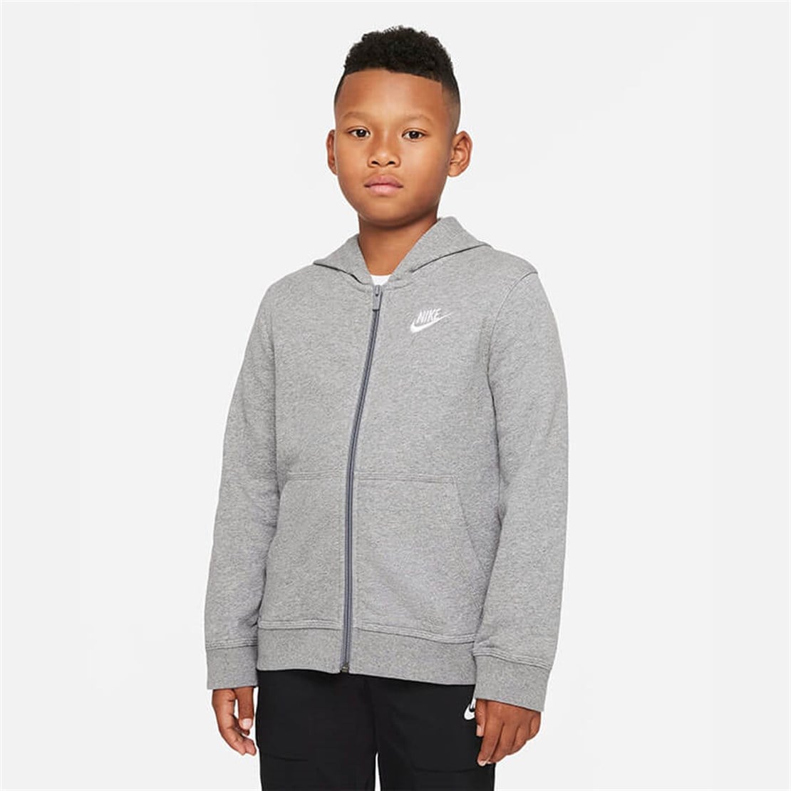 Nike Sportswear Fransız Havlu Kumaş Erkek Çocuk Kapüşonlu Üst