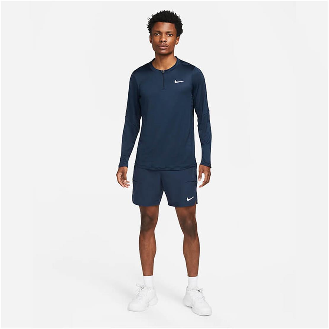 Nike Dri-FIT Advantage Yarım Fermuarlı Erkek Tenis Üstü