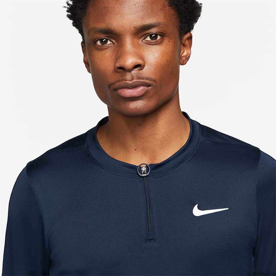 Nike Dri-FIT Advantage Yarım Fermuarlı Erkek Tenis Üstü