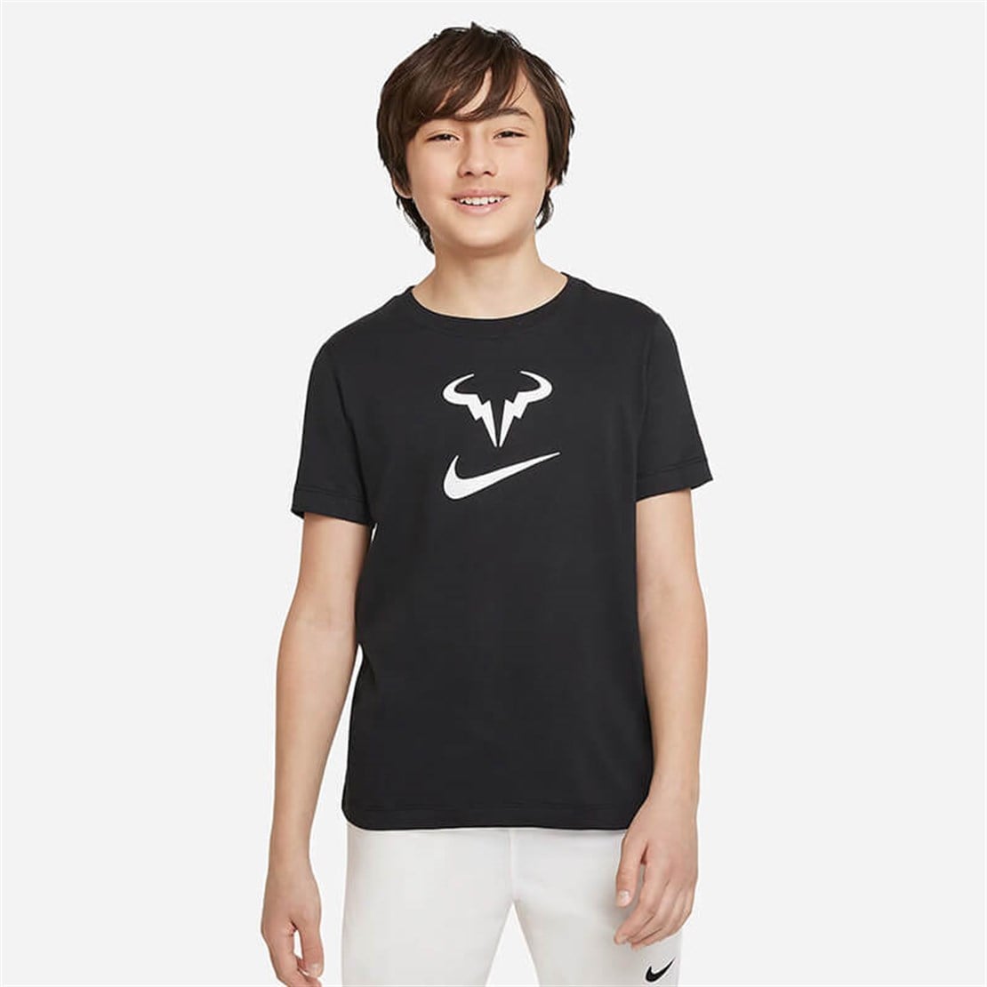 Nike Dri-Fit Rafa Erkek Çocuk Tenis Tişörtü