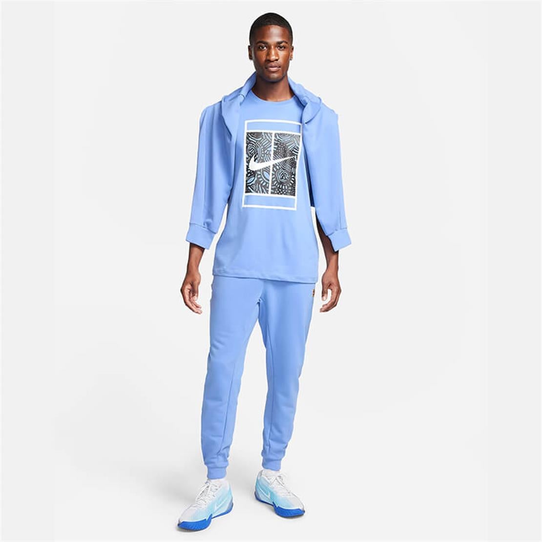 NikeCourt Heritage Fransız Havlu Kumaşı Erkek Tenis Eşofman Altı