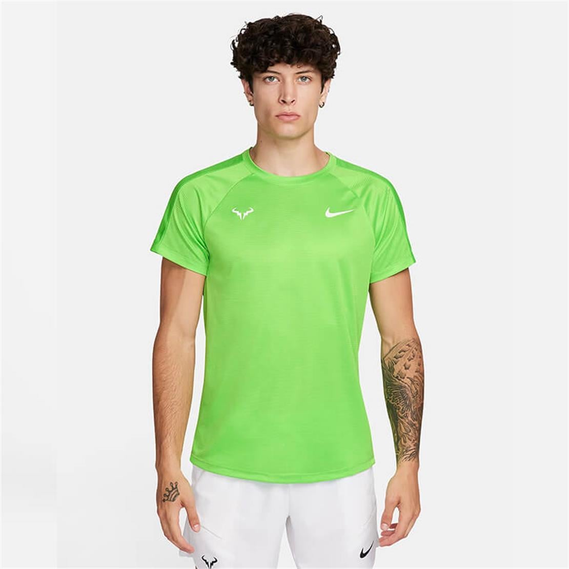 Nike Dri-FIT Rafa Challenger Kısa Kollu Erkek Tenis Üstü