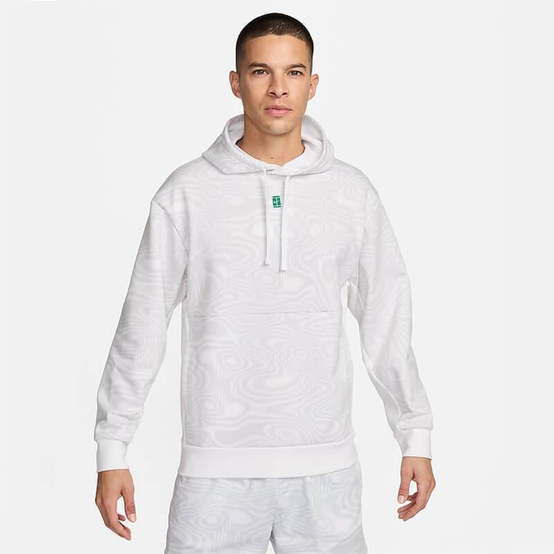 NikeCourt Heritage Dri-FIT Fleece Erkek Kapüşonlu Tenis Üstü