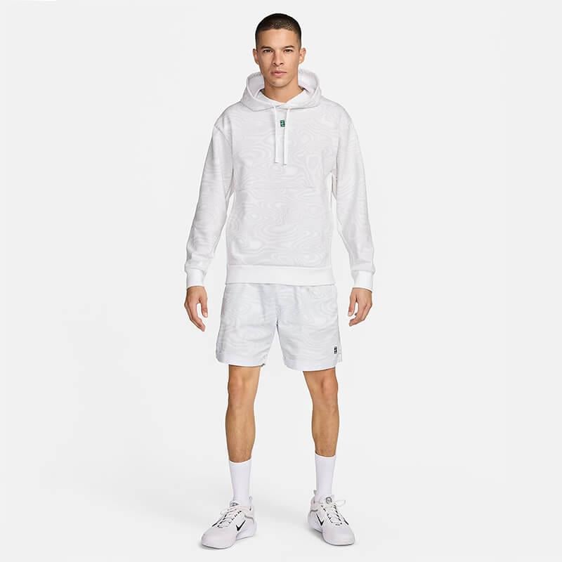 NikeCourt Heritage Dri-FIT Fleece Erkek Kapüşonlu Tenis Üstü