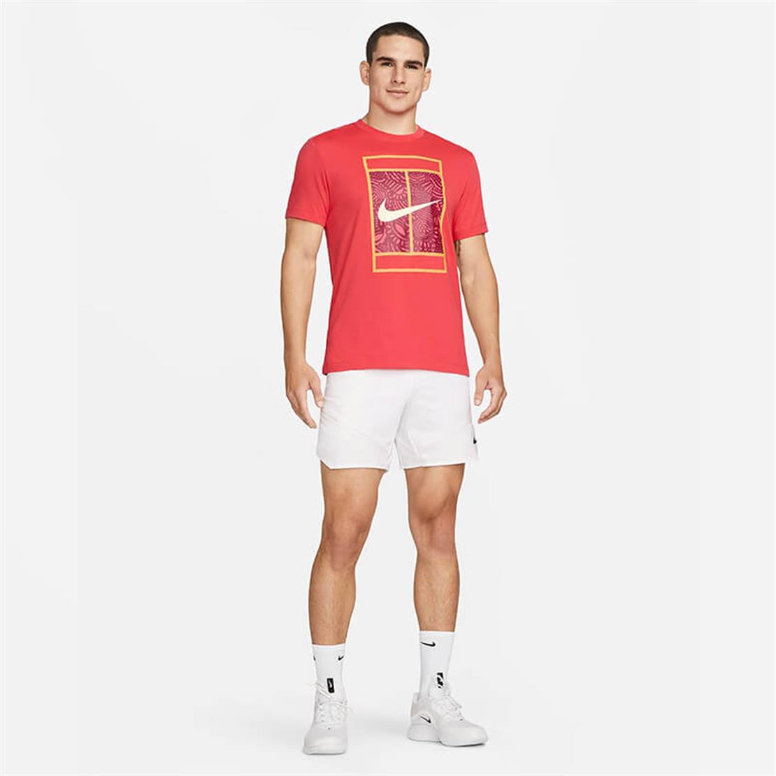 NikeCourt Dri-FIT Erkek Tenis Tişörtü