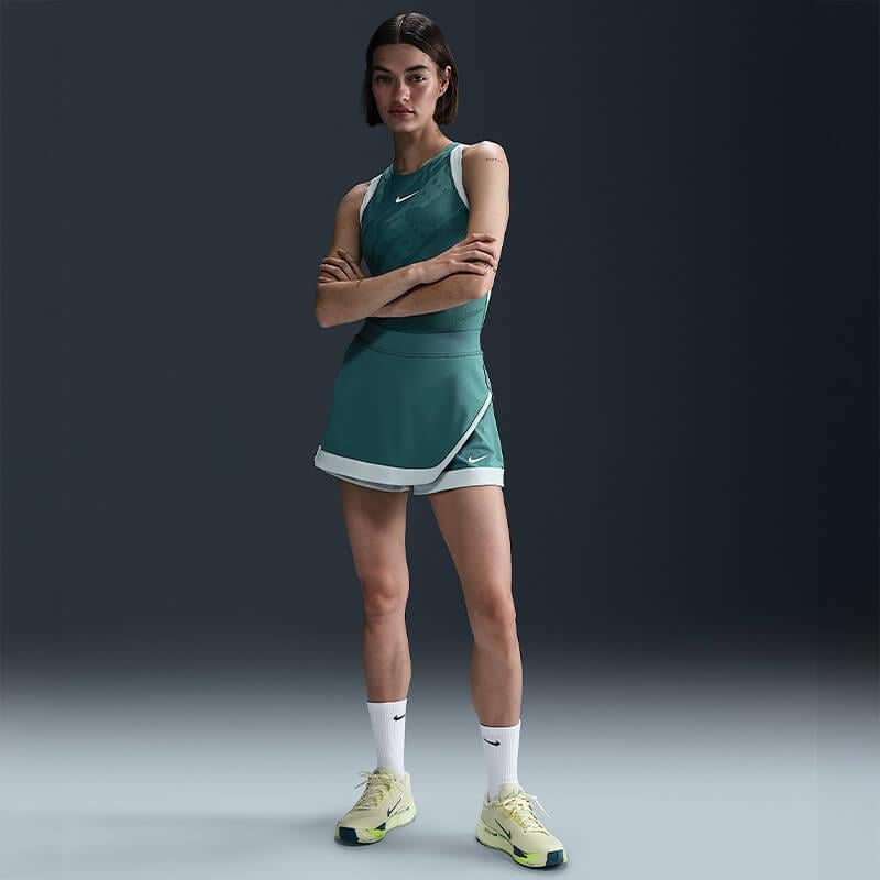 Nike Slam Melbourne 3in Kadın Tenis Eteği Mineral Teal White