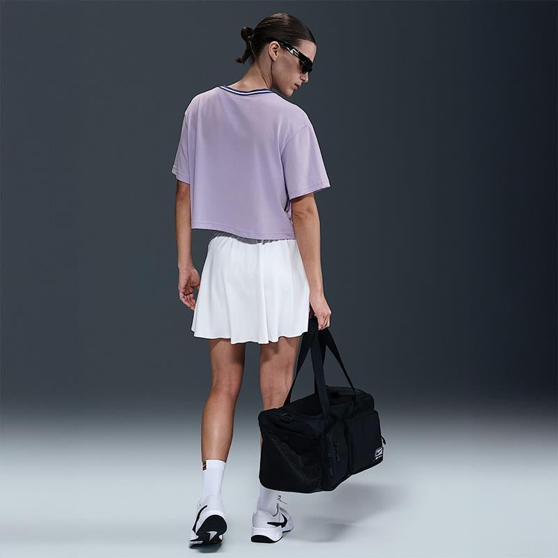 Nike Heritage Dri-FIT Kısa Kollu Crop Kadın Tenis Tişörtü