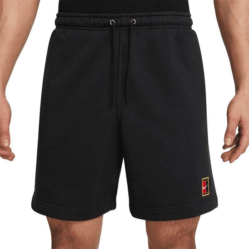 NikeCourt Heritage Dri-FIT Fleece Erkek Tenis Şortu