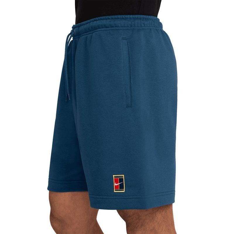 NikeCourt Heritage Erkek Dri-FIT Fleece Tenis Şortu