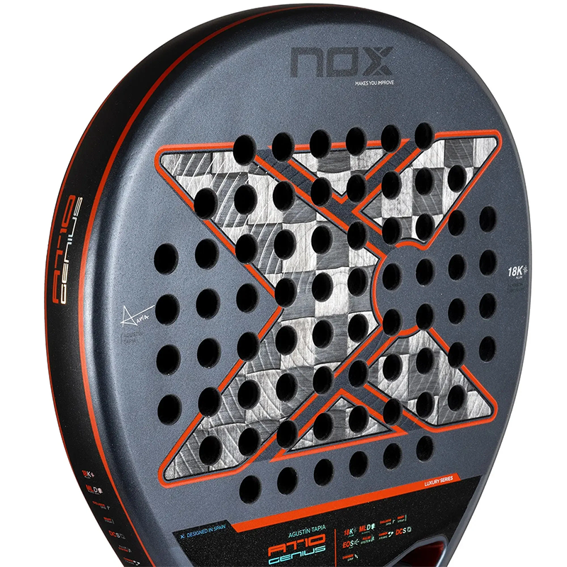 Nox AT10 Genius 18K Alum Padel Raketi 2025 - Agustin Tapia