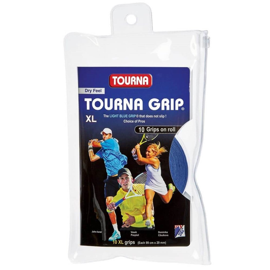 Tourna Blue XL 10 Overgrip Roll
