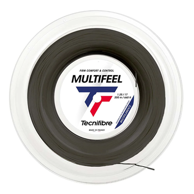 TecnifibreTecnifibre Multifeel 1.25mm -200m Rulo Kordaj - Siyah