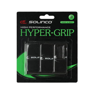SolincoSolinco Hyper-Grip 3'lü Overgrip (Black)