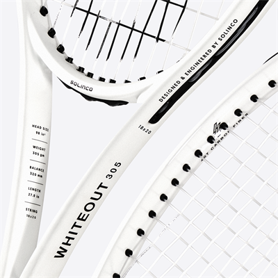 Solinco Whiteout V1 Tenis Raketi - 305gr - 18x20