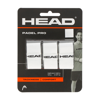 HEADHEAD Padel Pro Overgrip 3'lü Paket - Beyaz