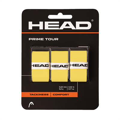 HEADHEAD Prime Tour 3'lü Tenis Overgrip - Sarı